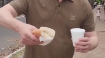 Gustavo Segré - Argentina - eleições - pão com linguiça e suco