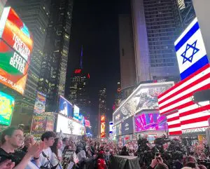 Manifestação Nova York apoio Israel