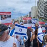 Rio de Janeiro manifestantes pró-Israel