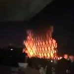 Vídeos mostram o momento de bombardeio a hospital de Gaza