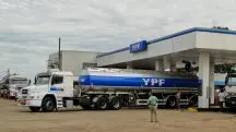 Posto de gasolina da YPF na Argentina