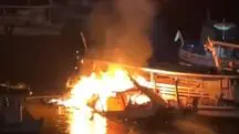 Barco explode deixando 1 morto e 2 feridos