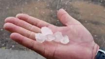 Granizo no Sudeste e Centro-Oeste