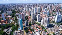 Vista aérea da cidade de São Paulo, no bairro Vila Clementino, Jabaquara | Foto: Shutterstock
