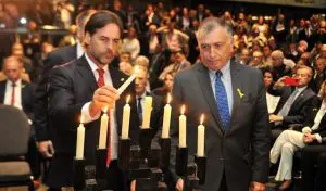 Lacalle Pou e Fernando Lottenberg