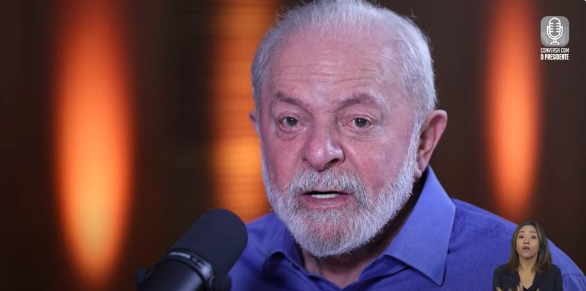 Em live, o presidente Lula disse que as bombas lançadas por Israel liberam gases do efeito estufa
