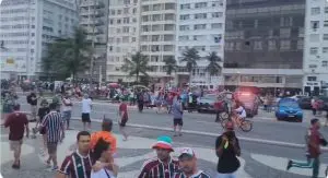 briga de torcidas, Boca e Fluminense, Copacabana