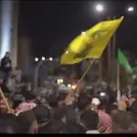 Festa do Hamas para receber os prisioneiros