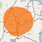 alerta laranja - chuvas intensas - norte - nordeste