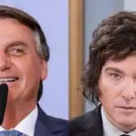 Bolsonaro Milei -presidente eleito da argentina | O encontro ocorreu no Hotel Libertador, onde Milei está hospedado durante a transição de governo | Foto: Montagem/Reprodução/pordentrodapolitica.com.br