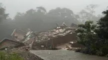 prédio desaba em Gramado