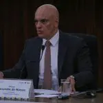 Moraes Inteligência Artificial | O presidente do Tribunal Superior Eleitoral (TSE), Alexandre de Moraes participa da abertura do Seminário Desinformação nas Eleições: abordagens do Brasil e da União Europeia