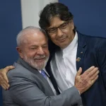 O presidente Lula, durante a posse do economista Marcio Pochmann na presidência do IBGE - 18/08/2023 | Foto: Wallace Martins/Estadão Conteúdo | Foto: Marcelo Camargo/Agência Brasil
