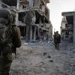 soldados israelenses na faixa de gaza - guerra