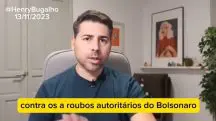 Bugalho YouTube Bolsonaro | Bugalho, que também é influenciador digital, falou sobre os pagamentos que recebeu da plataforma em um vídeo publicado na segunda-feira 13 | Foto: Reprodução/Twitter