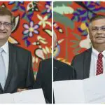Dino | Dino e Gonet têm até o dia 13, data da sabatina e da votação, para conquistar os senadores e garantir 41 votos favoráveis dos 81 representantes da Casa | Foto: Ricardo Stuckert / PR
