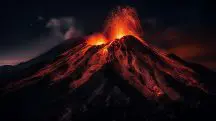 vulcão erupção Reykjanes Islândia | Temendo a erupção, no mês passado, as autoridades evacuaram os quase quatro mil habitantes da cidade de Grindavik e fecharam o spa Blue Lagoon nas proximidades | Foto: Vecstock/Freepik