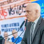 Ministro Alexandre de Moraes, durante o lançamento do Plano Nacional Ruas Visíveis: pelo direito ao futuro da População em Situação de Rua | Foto: Ricardo Stuckert/PR