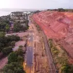 Braskem | Imagem obtido com drone mostra umas das entradas da chamada Mina 18, da Braskem, localizada no bairro Mutange, em Maceió, Alagoas, no domingo, 3 de dezembro de 2023 | Foto: Tiago Queiroz/Estadão Conteúdo