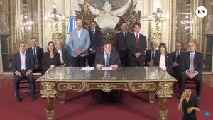 Javier Milei e seu governo