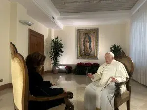 Papa Francisco em entrevista para Valentina Alazraki