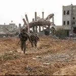 tropas israelenses no sul de Gaza