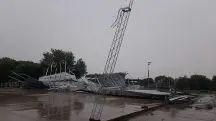 Temporal Argentina Uruguai | No Uruguai, a chuva atingiu o norte e o litoral oeste do país | Foto: Reprodução/Twitter/X