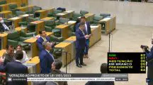 alesp aprova privatização sabesp | O projeto foi aprovado com a ausência da maioria dos deputados contrários | Foto: Reprodução/Alesp