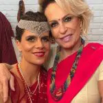 Foto de Ana Maria Braga ao lado de sua filha, Mariana Maffeis