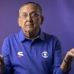 Foto do narrador esportivo Galvão Bueno
