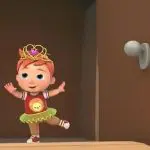 Em desenho da Netflix, pais gays aprovam filho vestido de bailarina | Menino se veste de bailarina e dança para os pais homossexuais em desenho | Foto: Reprodução/Netflix