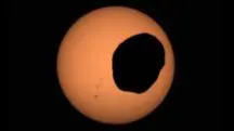 eclipse em Marte