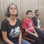 senadora detida votação sabesp | Os detidos participavam de um protesto dentro da Alesp contra a privatização da Sabesp | Foto: Divulgação/Twitter