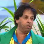 Foto do apresentador Tom Cavalcante caracterizado como João Canabrava