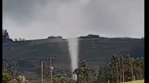 tornado santa Catarina | O fenômeno foi registrado por um morador da região | Foto: Reprodução/Redes sociais