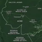 Acre mapa Tarauaca