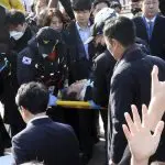 líder coreia sul facada