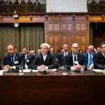 Israel | A defesa de Israel lembrou à Corte que 'nem todo conflito é genocida' | Foto: Reprodução/Twitter/X/Corte Internacional de Justiça