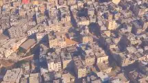 Israel | Imagens aéreas do norte da Faixa de Gaza | Foto: Divulgação/FDI