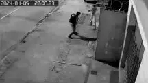 Vídeo mostra o momento em que o sargento Roger Dias, de 29 anos, é atingido | Foto: Divulgação/Polícia Militar