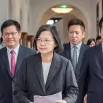 A presidente de Taiwan, Tsai Ing-wen