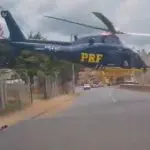 helicóptero | Um vídeo divulgado nas redes sociais mostra o momento da queda | Foto: Reprodução/Twitter/X/@hoje_no