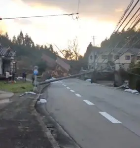 imagens terremoto Japão