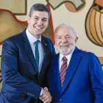 Lula | Santiago Peña, presidente do Paraguai, e Lula durante encontro antes de o paraguaio tomar posse, em 2023 | Foto: Ricardo Stuckert/Presidência da República