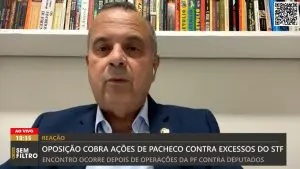 Rogério Marinho participou do programa transmitido no Youtube da Revista Oeste | Foto: Reprodução/Revista Oeste
