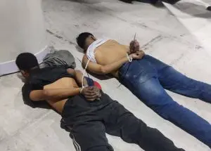 Cerca de 13 bandidos foram presos pela Polícia do Equador | Foto: Divulgação/Polícia do Equador