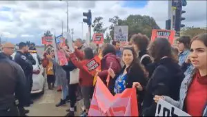protesto israel