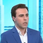 Foto do jornalista Rafael Colombo, apresentador da Jovem Pan
