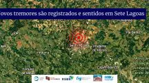 Sete Lagoas | O primeiro abalo ocorreu por volta das 2h da madrugada | Foto: Divulgação/Rede Sismográfica Brasileira