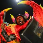Desfile da escola Vai-Vai durante o Carnaval de São Paulo, realizado no Sambódromo do Anhembi, zona norte da capital, na noite do sábado 10 | Foto: Yuri Murakami/Fotoarena/Estadão Conteúdo